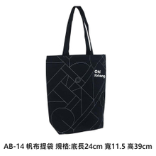 AB-14 帆布提袋 規格:底長24cm 寬11.5cm 高39cm