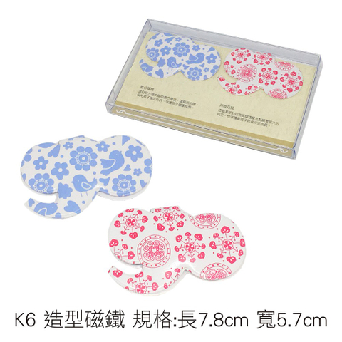 K6 造型磁鐵 規格:長7.8cm 寬5.7cm